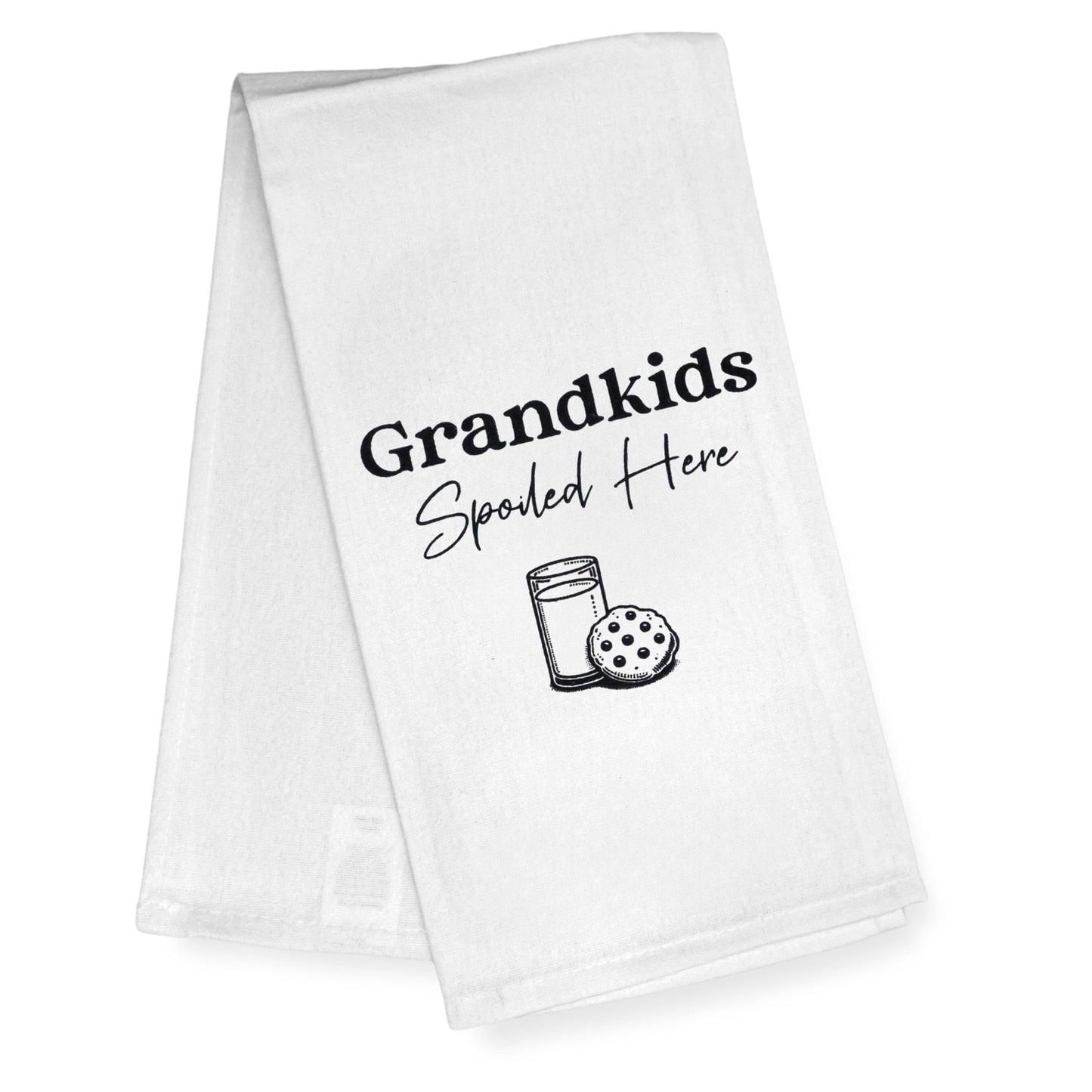 Grandkids Spoiled Here Kitchen Towel 18x24 Inch
