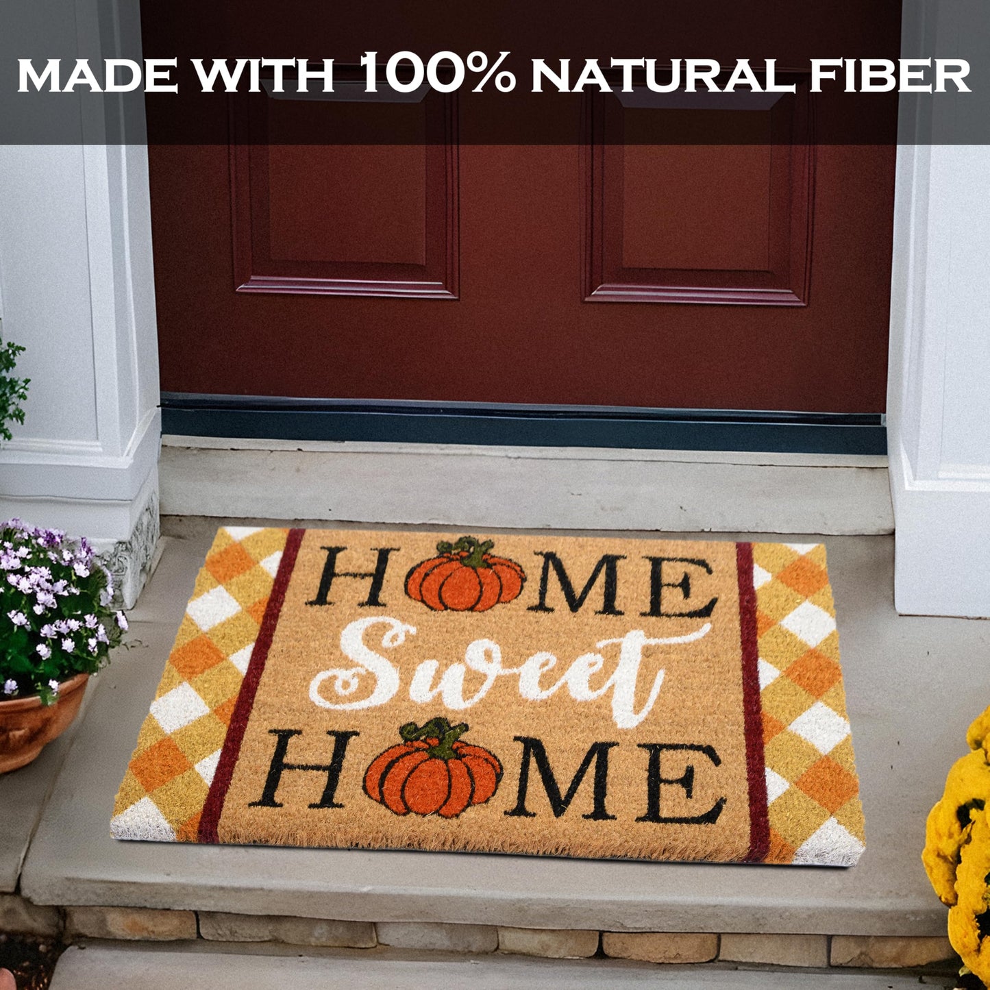 Home Sweet Home Coir Doormat 30x17 Inch