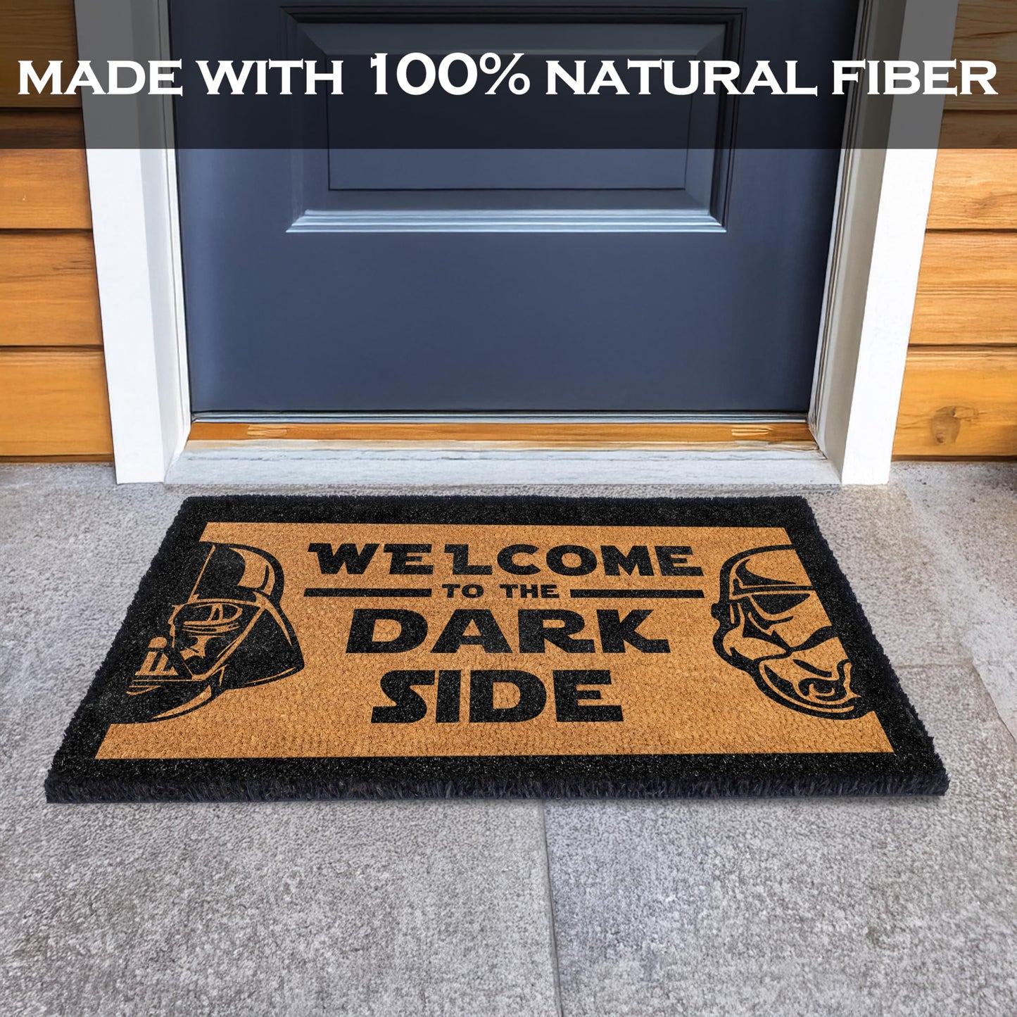 Welcome to the Dark Side Door Mat 30x17 Inch
