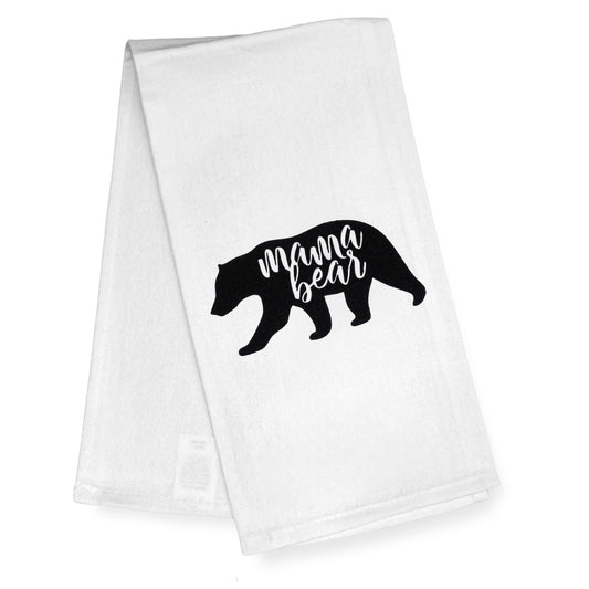 Mama Bear Grandma Kitchen Towel 18x24 Inch, Grandma Dish Towel
