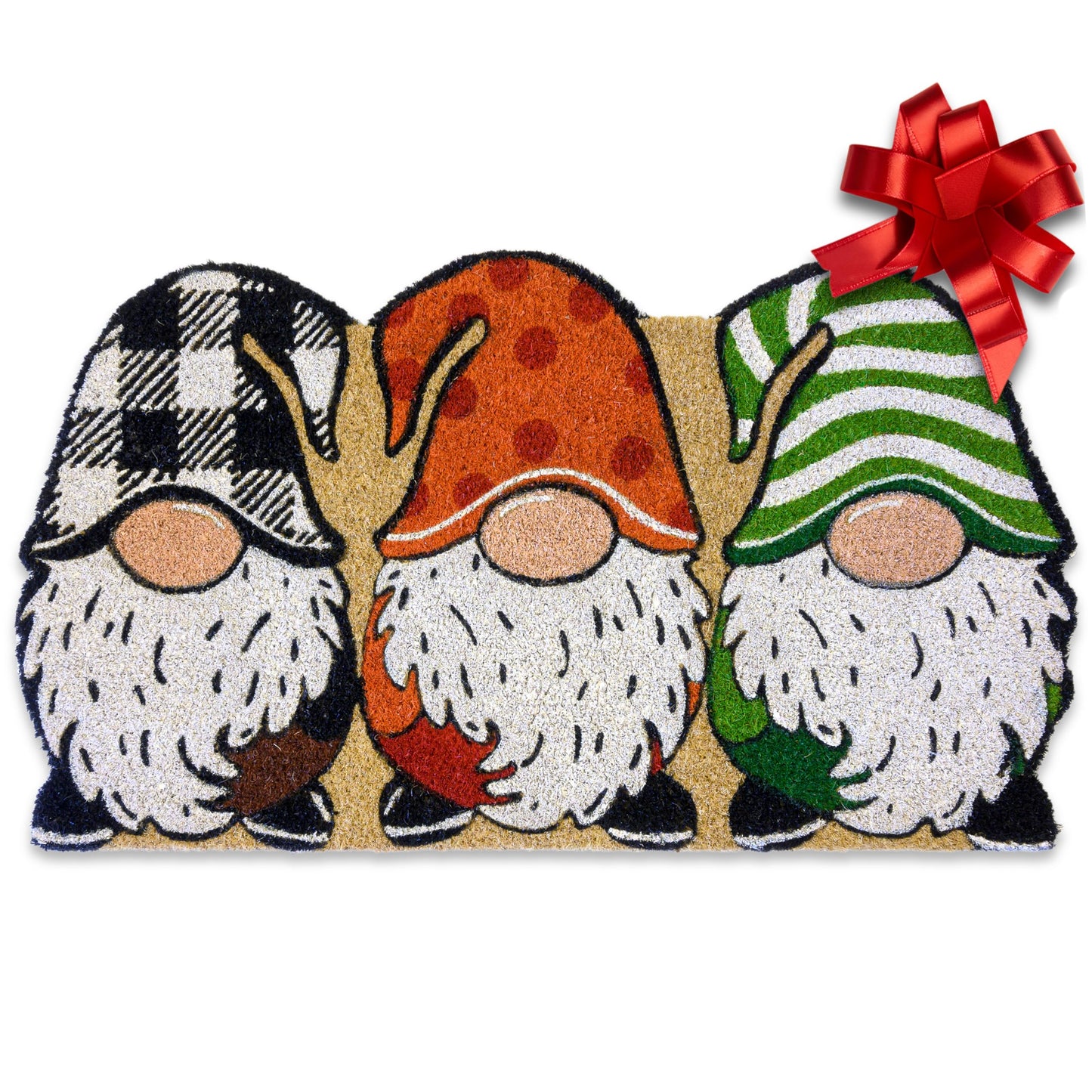 Gnome Fall Coir Door Mat 30x17 Inch
