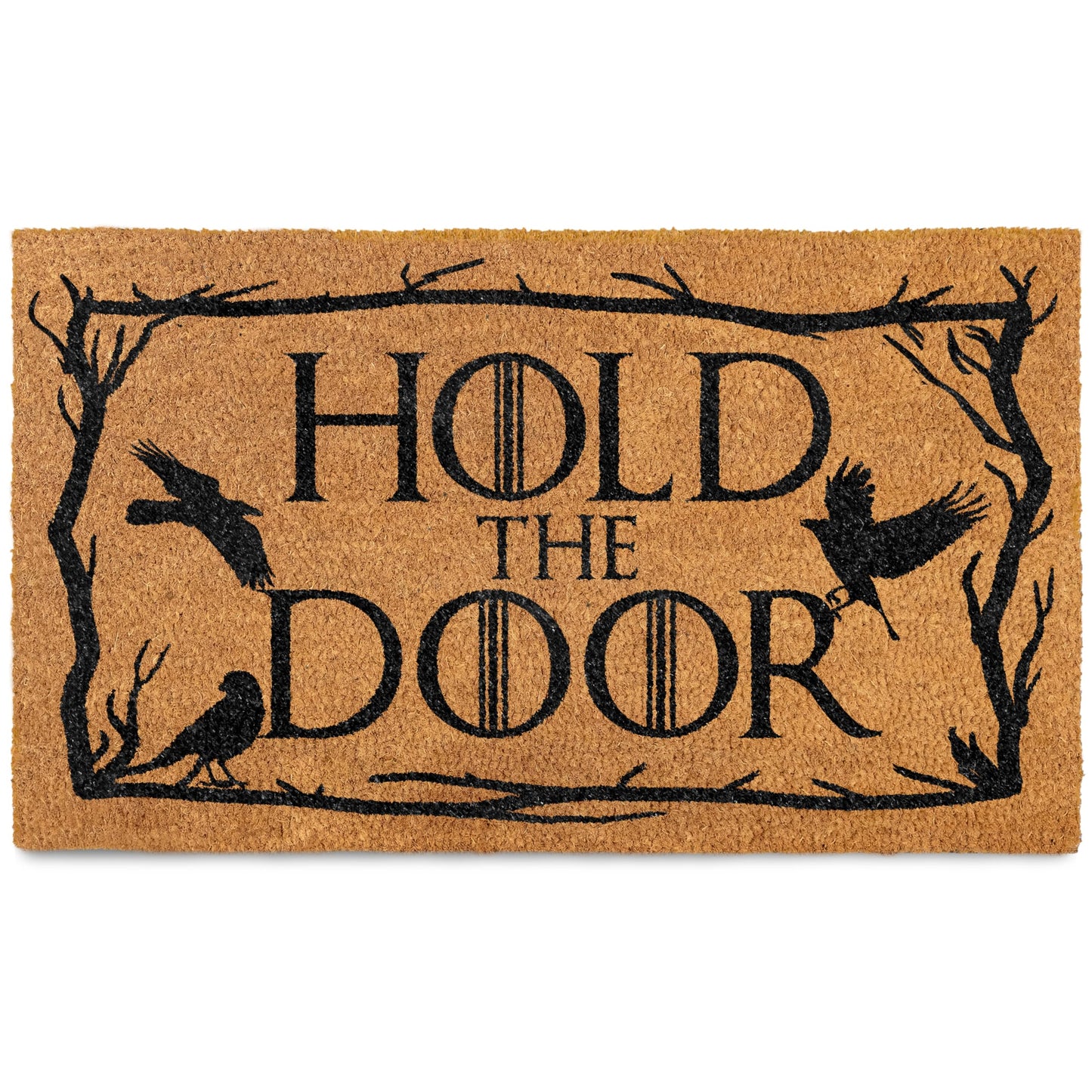 Hold The Door Coir Doormat Outdoor 30x17 Inch