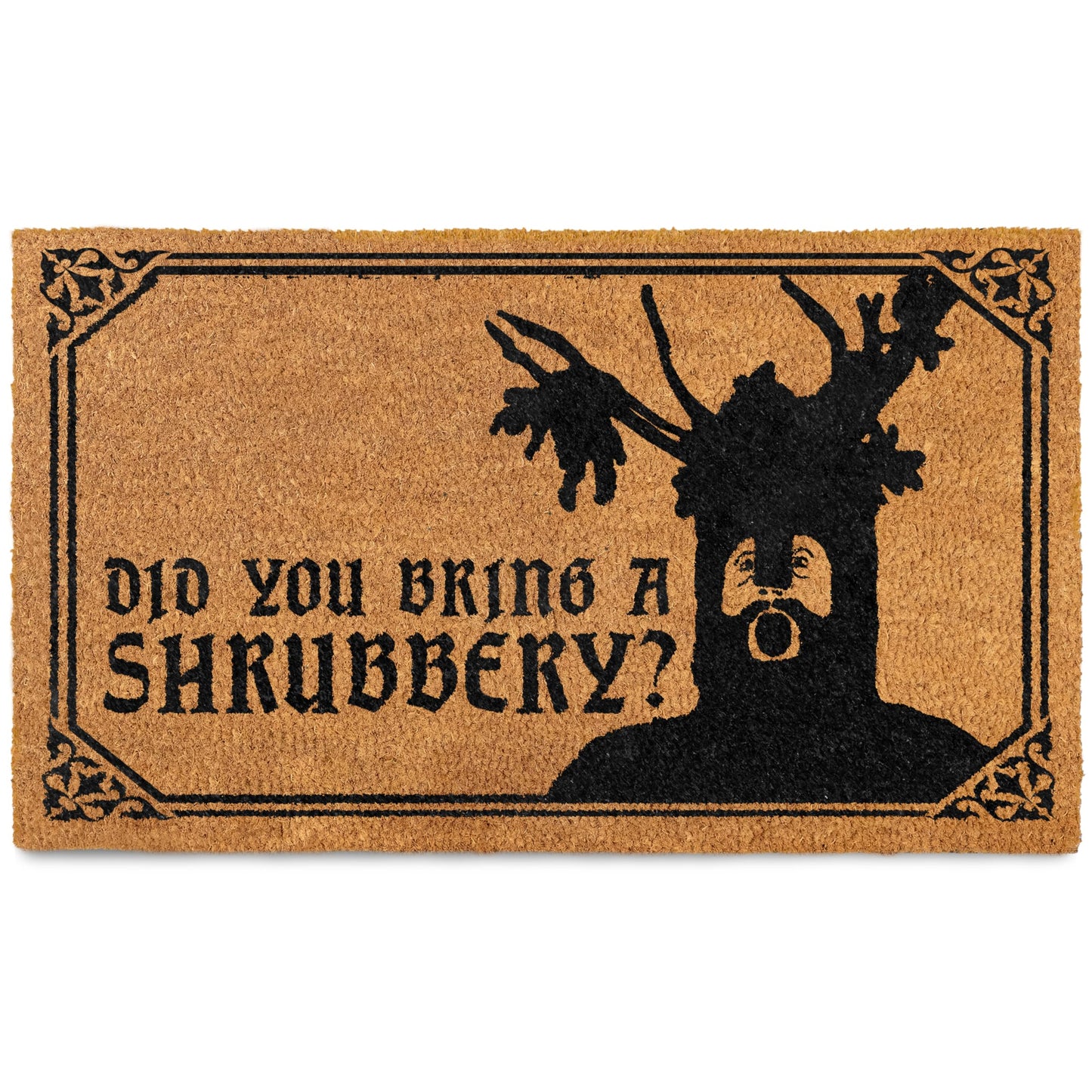 Did You Bring a Shrubbery Monty Door Mat 30x17 Inch