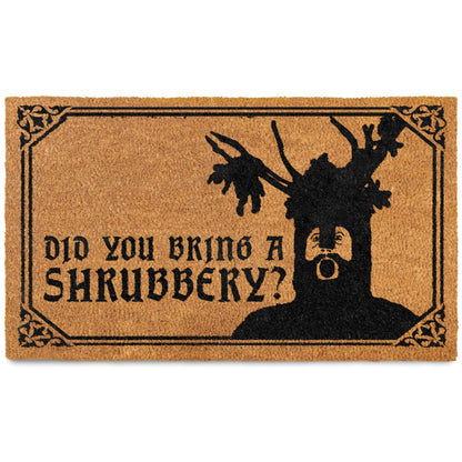 Did You Bring a Shrubbery Monty Door Mat 30x17 Inch