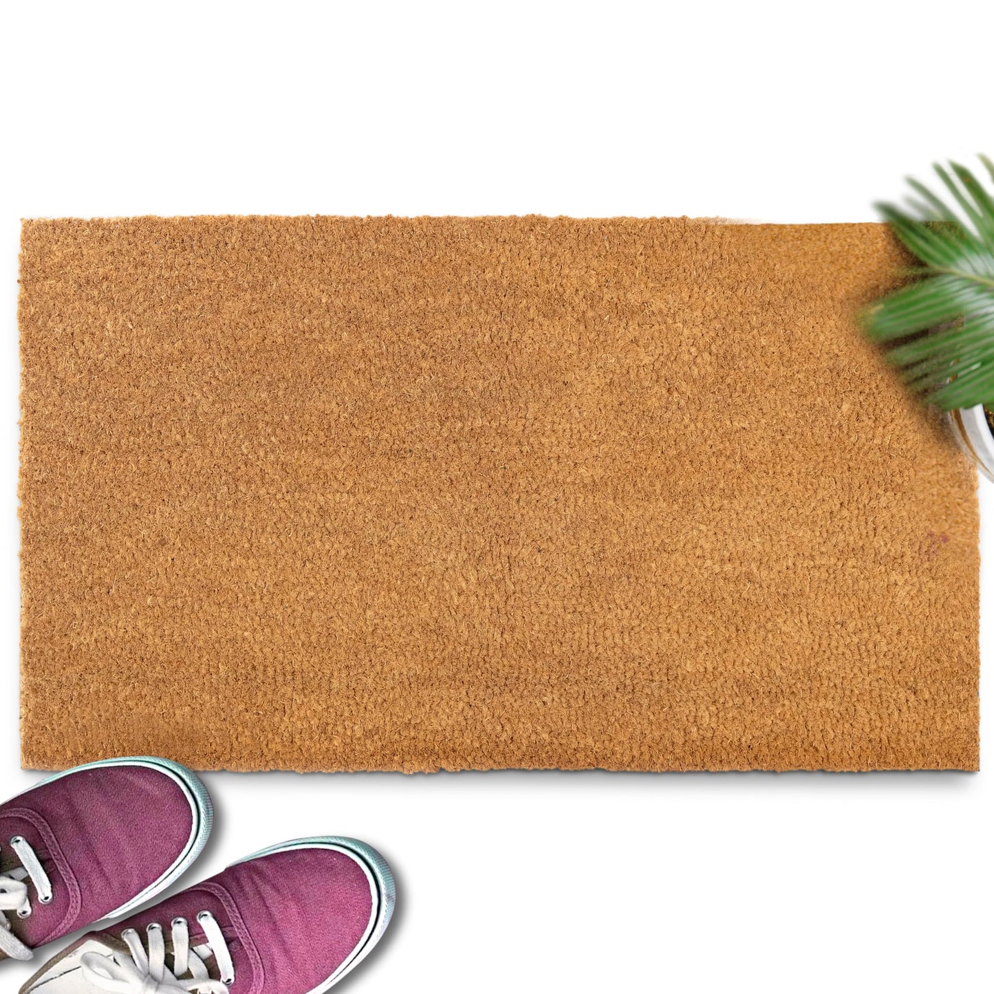DIY Plain Doormats in Bulk, Wholesale Blank Door Mats for Crafting, Builk Coir Doormats