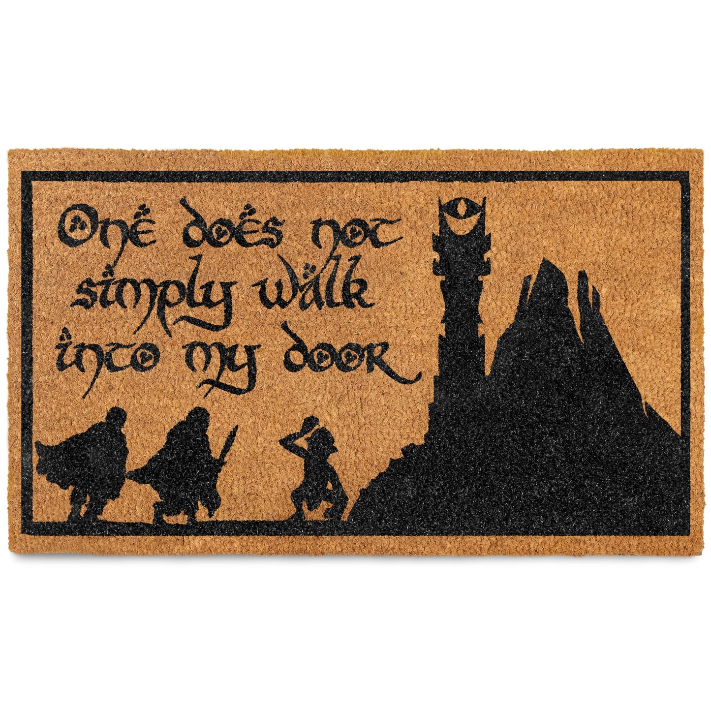 One Does Not Simply Walk to My Door Mat 30x17 Inch
