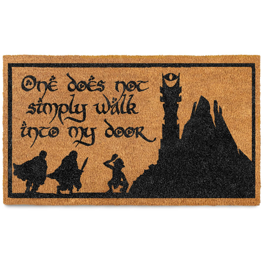 One Does Not Simply Walk to My Door Mat 30x17 Inch