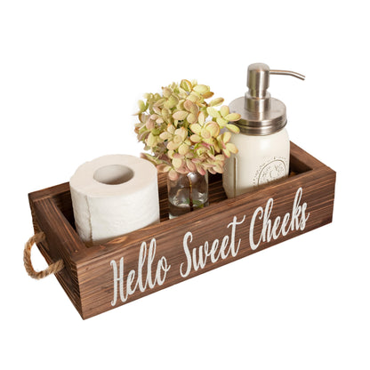 Nice Butt Bathroom Decor Box, 2 Sides - Funny Gift