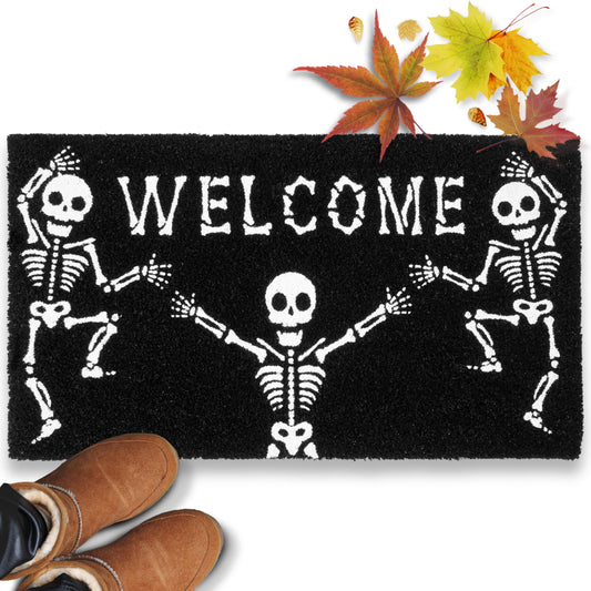 Skeleton Door Mat 30x17 Inch
