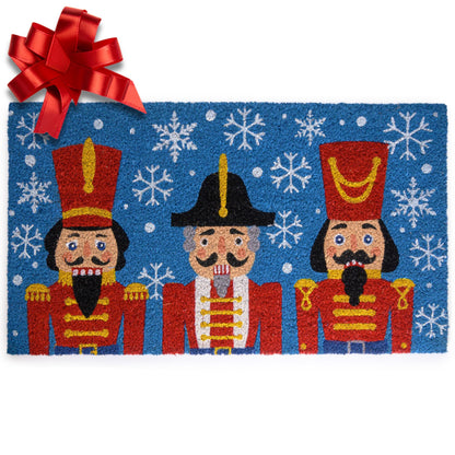 Nutcracker Welcome Mat 30x17 Inch