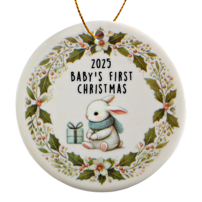 2025 Baby’s First Christmas Ornament 3 Inch