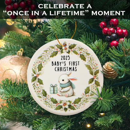 2025 Baby’s First Christmas Ornament 3 Inch
