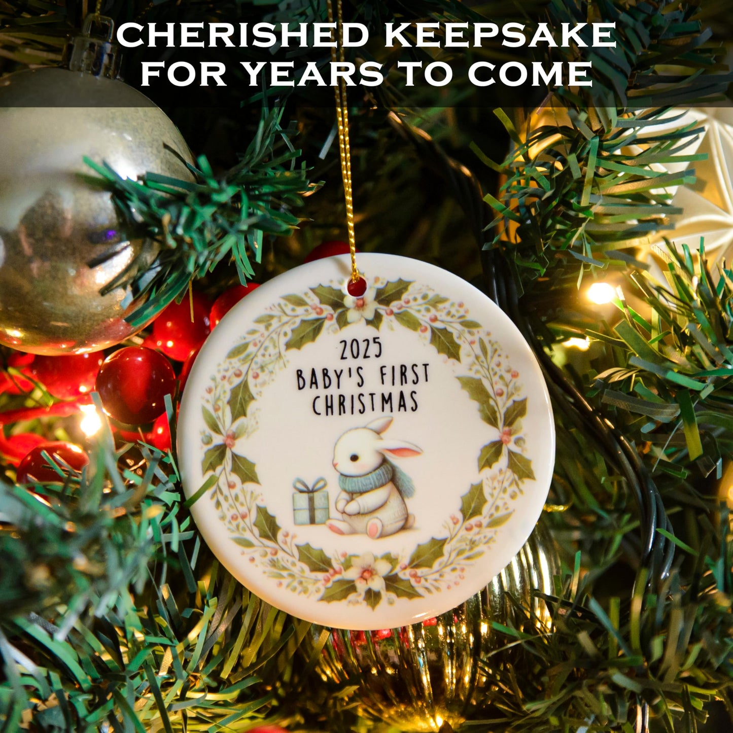 2025 Baby’s First Christmas Ornament 3 Inch