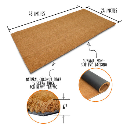 DIY Plain Doormats in Bulk, Wholesale Blank Door Mats for Crafting, Builk Coir Doormats