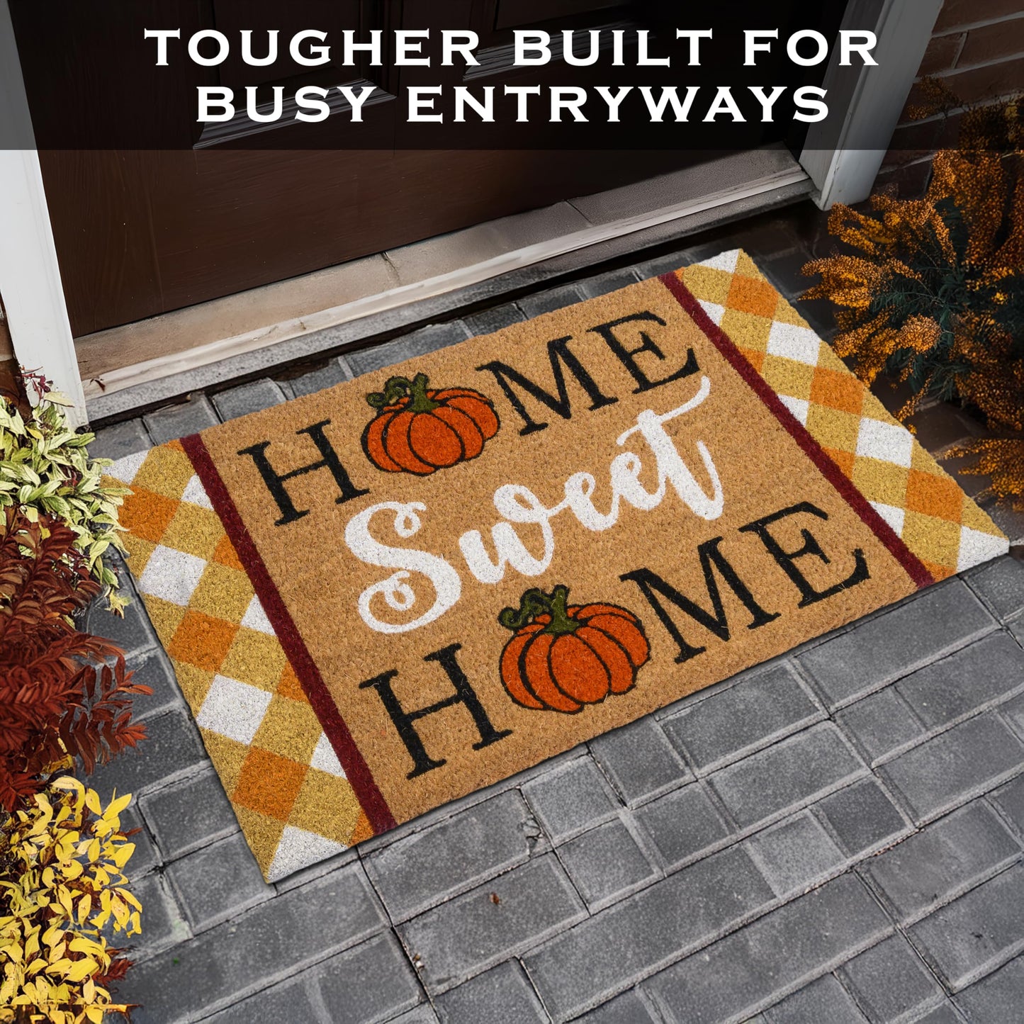 Home Sweet Home Coir Doormat 30x17 Inch