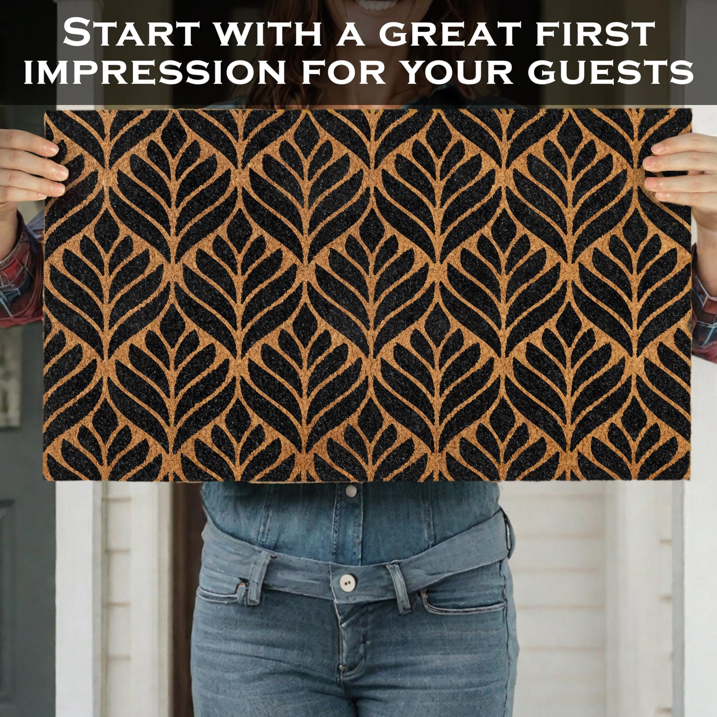 Modern Outdoor Mat 30x17 Inch