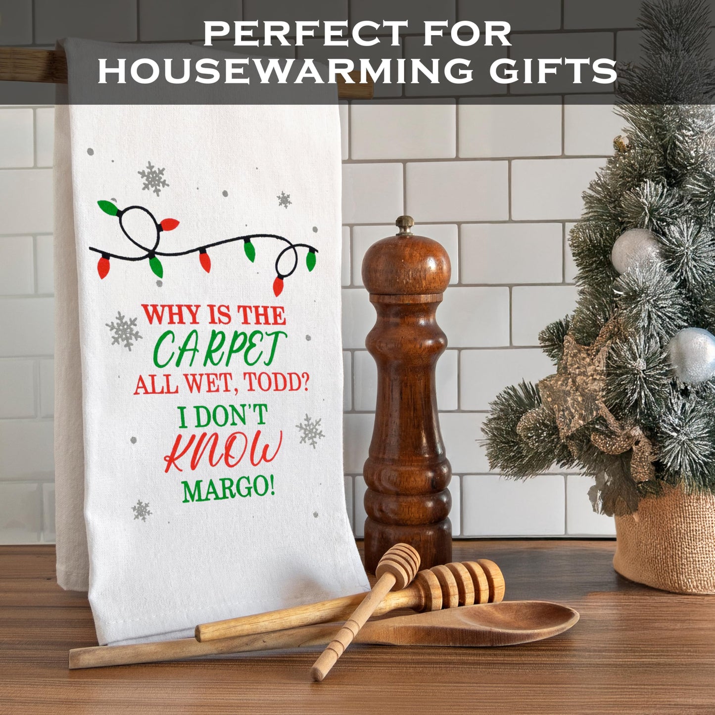 Why Is the Carpet All Wet Todd Hand Towel 18x24 Inch