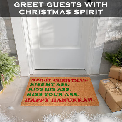 Vacation Funny Christmas Door Mat 30x17 Inch