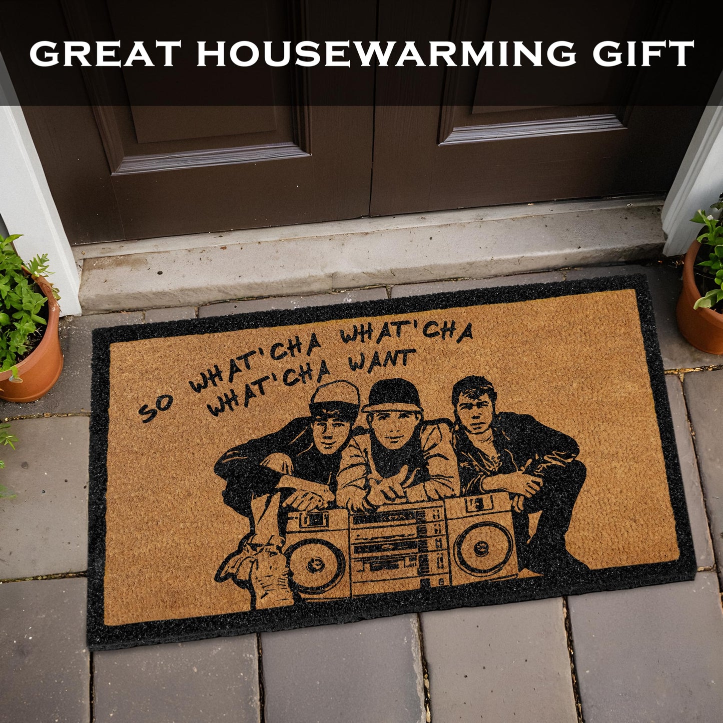 What'cha Want Door Mat 30x17 Inch