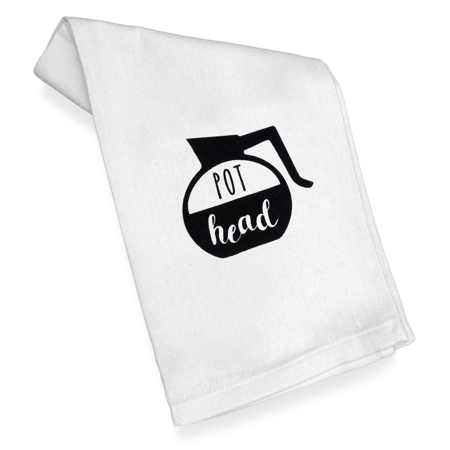 Pot Head Funny Kitchen Towel 18x24 Inch