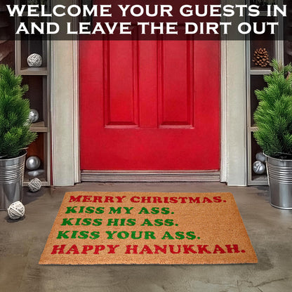 Vacation Funny Christmas Door Mat 30x17 Inch