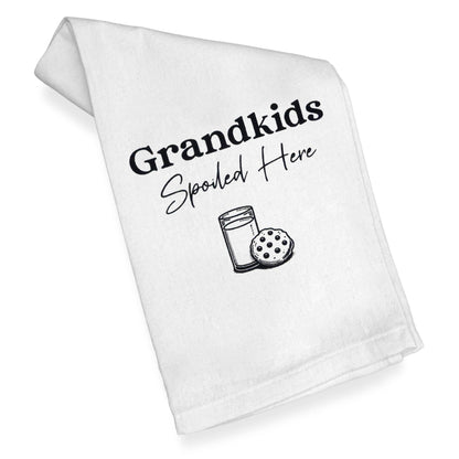 Grandkids Spoiled Here Kitchen Towel 18x24 Inch