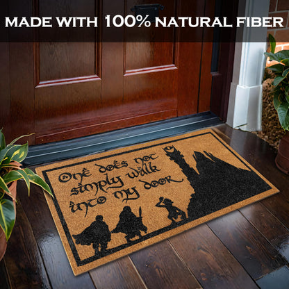 One Does Not Simply Walk to My Door Mat 30x17 Inch