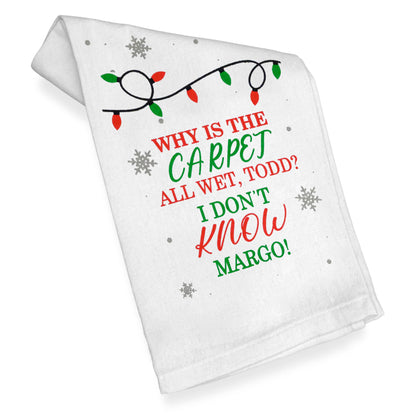 Why Is the Carpet All Wet Todd Hand Towel 18x24 Inch