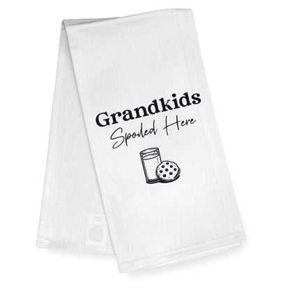 Grandkids Spoiled Here Kitchen Towel 18x24 Inch