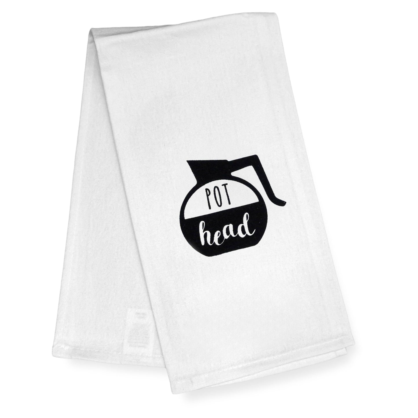 Pot Head Funny Kitchen Towel 18x24 Inch