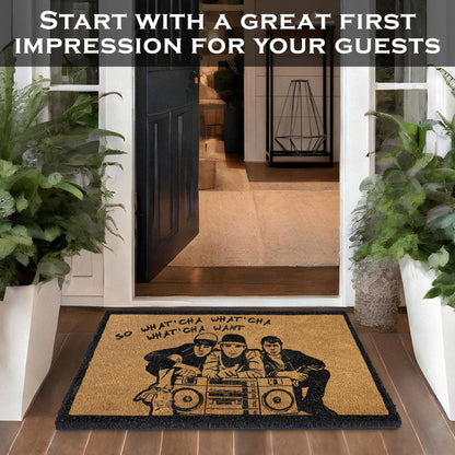What'cha Want Door Mat 30x17 Inch