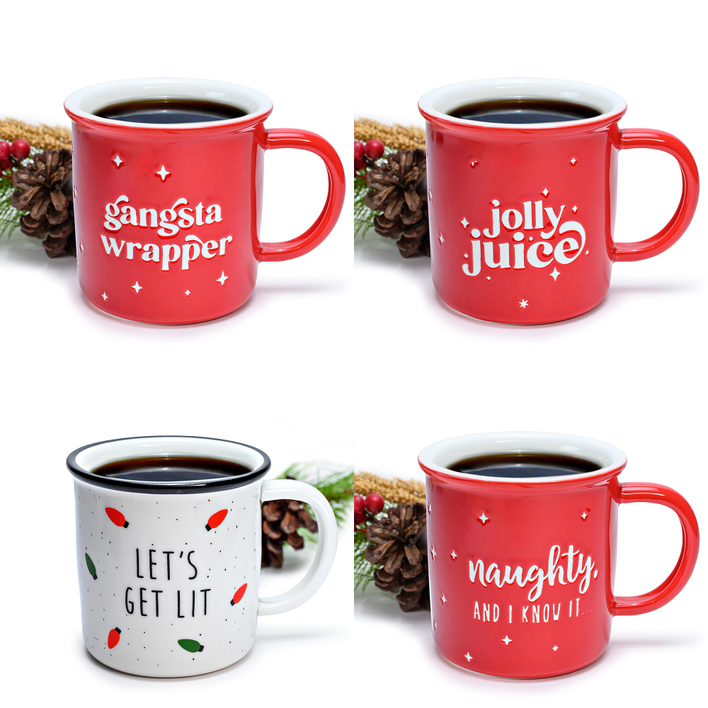 Funny Christmas Coffee Mugs 11 Ounce 2