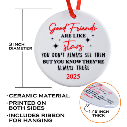 Good Friends Are Like Stars Ornament 3 Inch