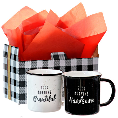 Good Morning Beautiful / Good Morning Handsome Mug Set of 2