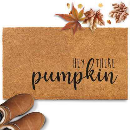 Halloween Pumpkin-themed Coir Door Mat 30x17 Inch