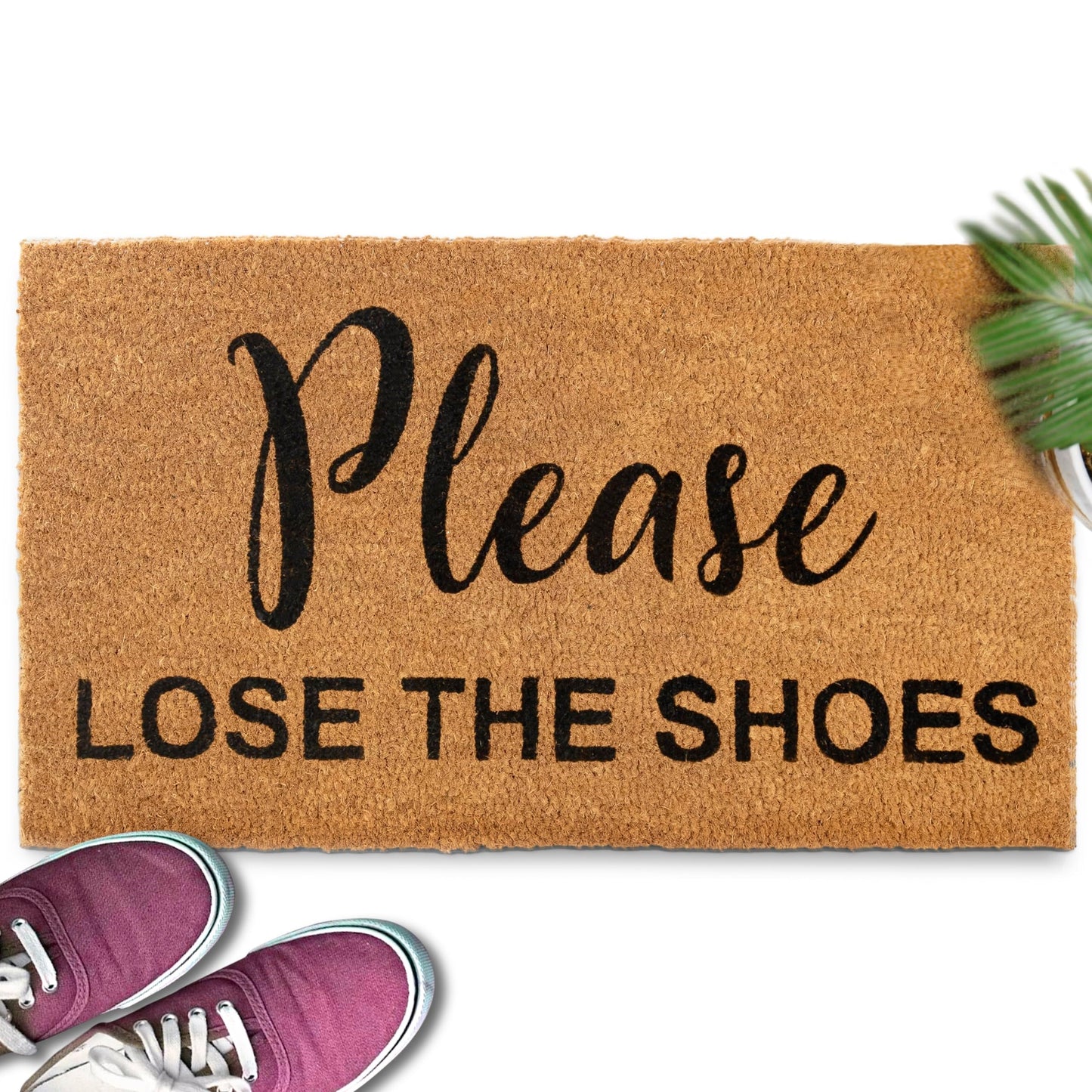 Please Lose the Shoes Doormat Shoes Off Doormat 30"x17"