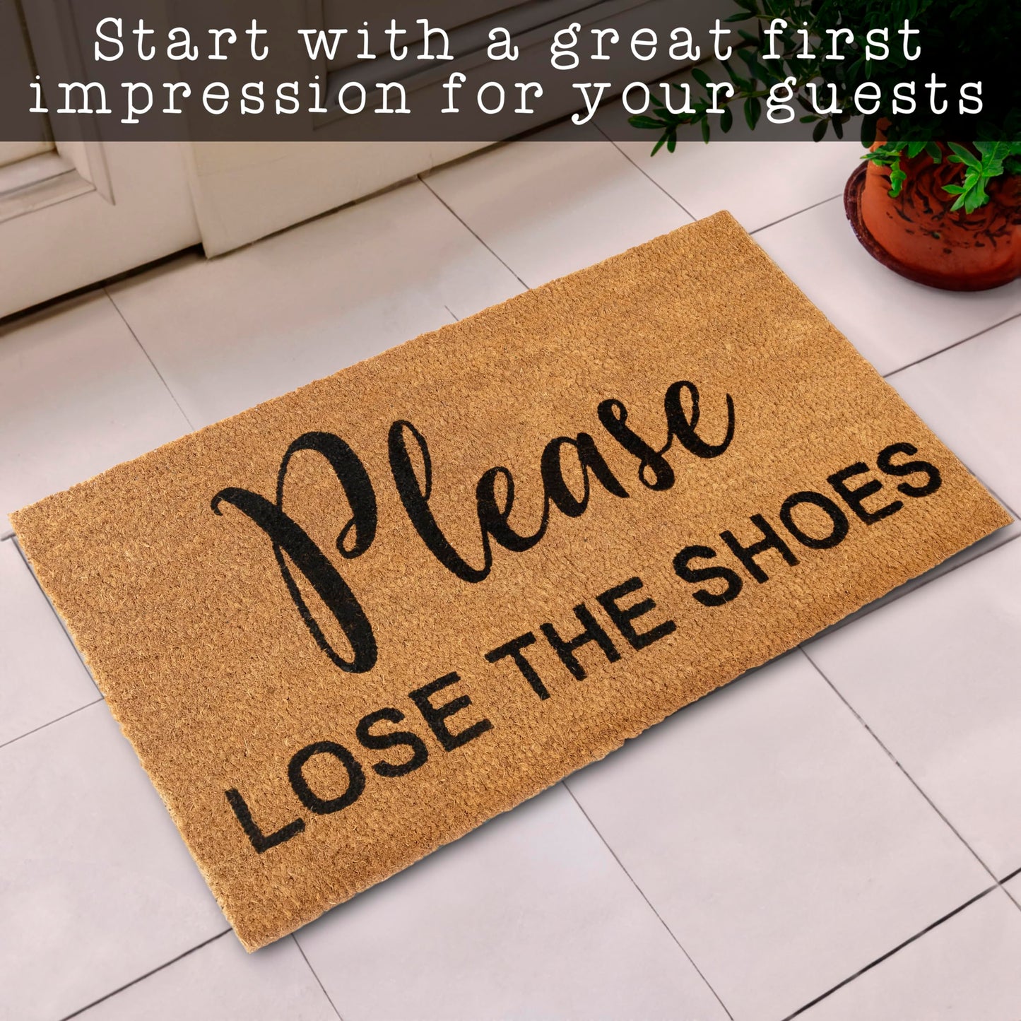 Please Lose the Shoes Doormat Shoes Off Doormat 30"x17"