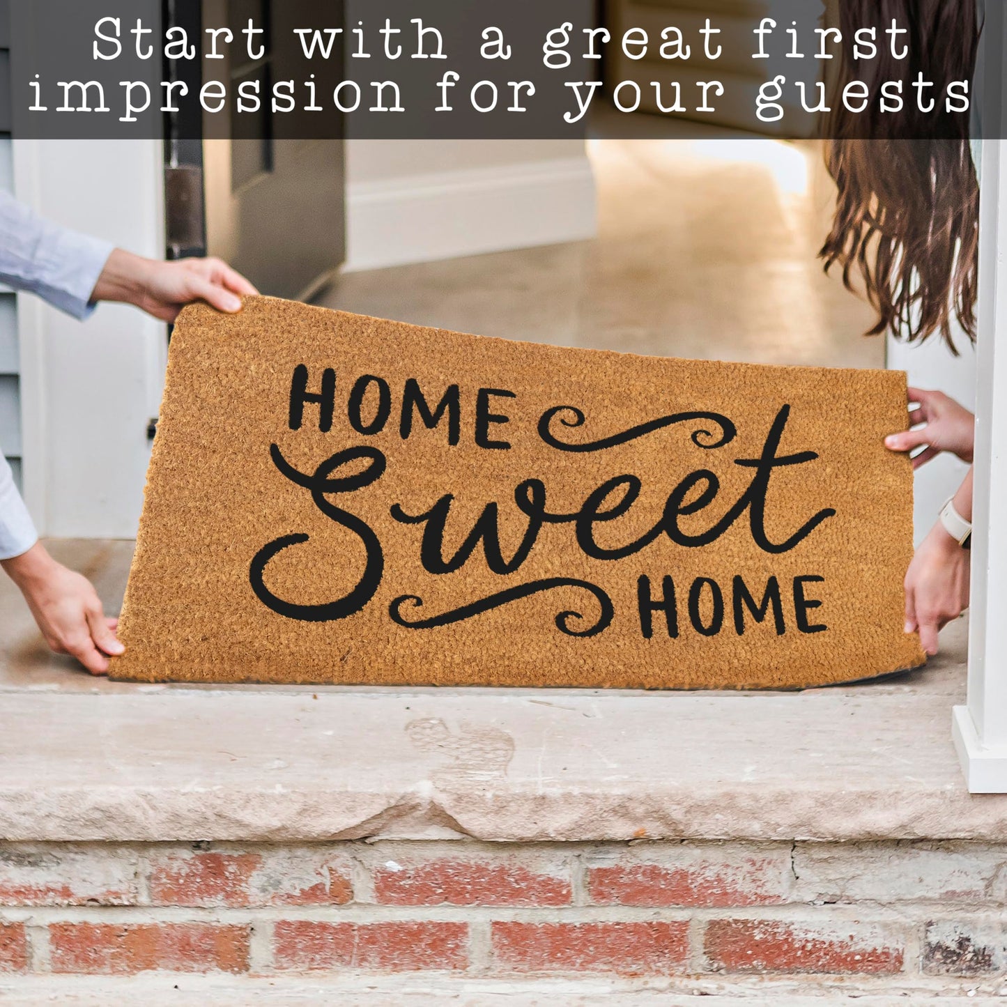 Coir Mat Home Sweet Home 30"x17"