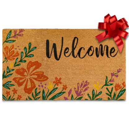 Flowers Doormat 30x17 Inch