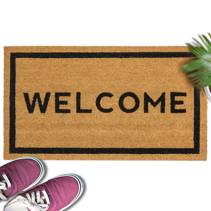 "Welcome" Variety Coir Doormats Outdoor