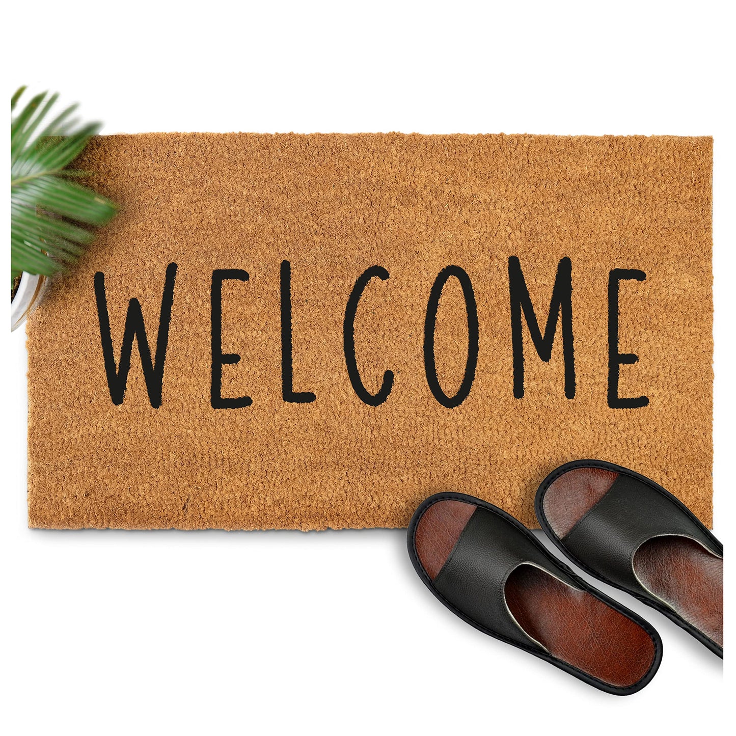 "Welcome" Variety Coir Doormats Outdoor