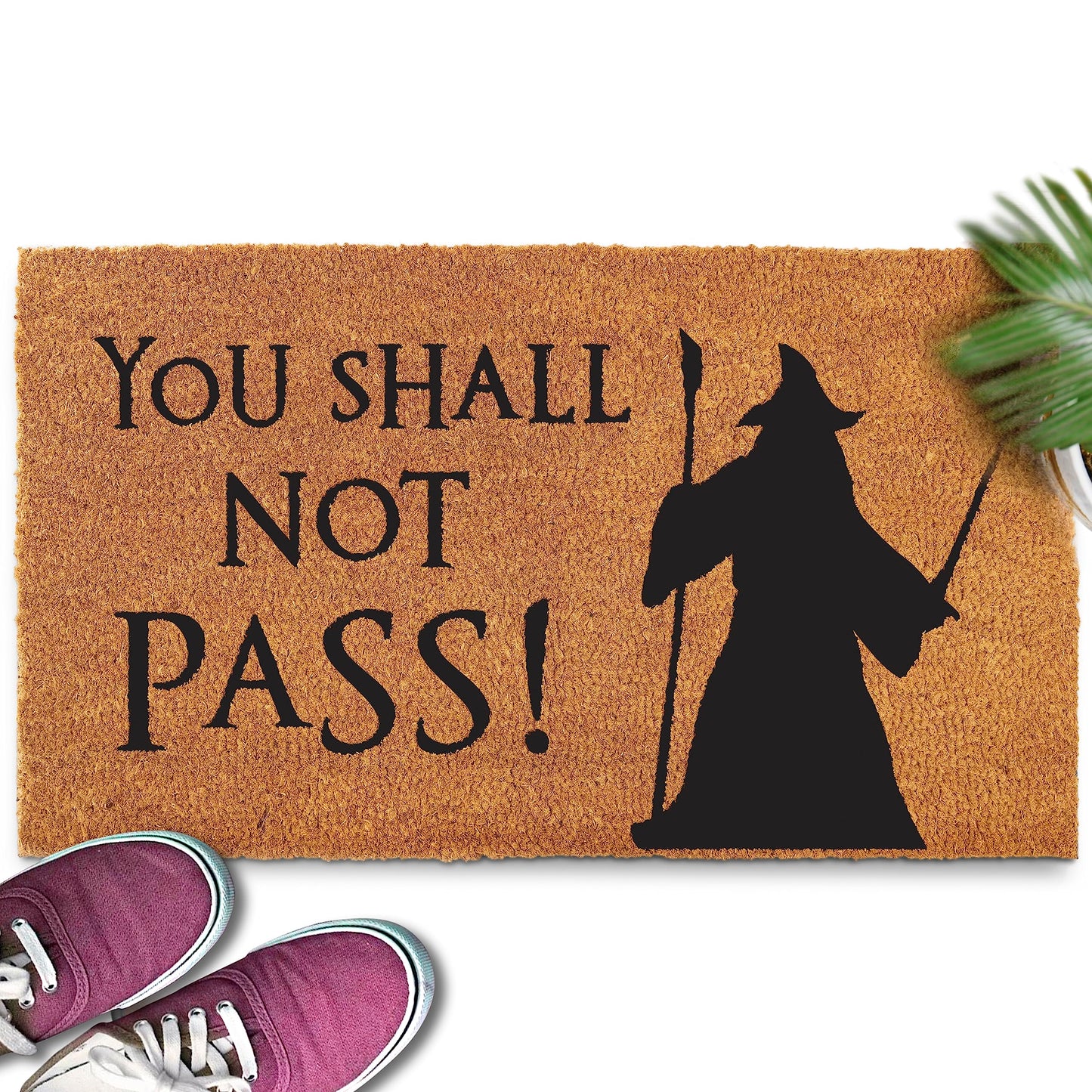 You Shall Not Pass Doormat 30x17 Inch