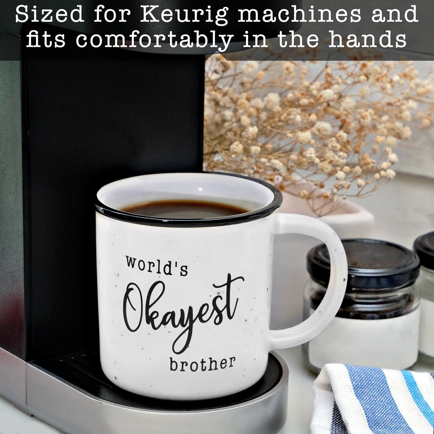 World's Okayest Brother Coffee Mug