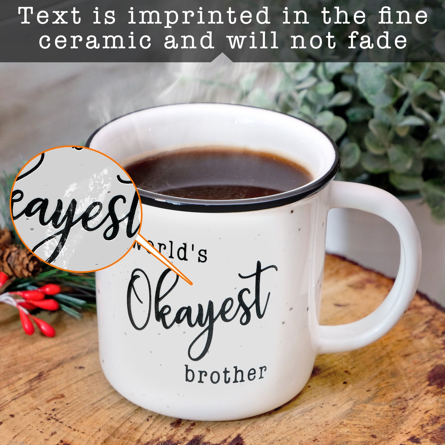 World's Okayest Brother Coffee Mug