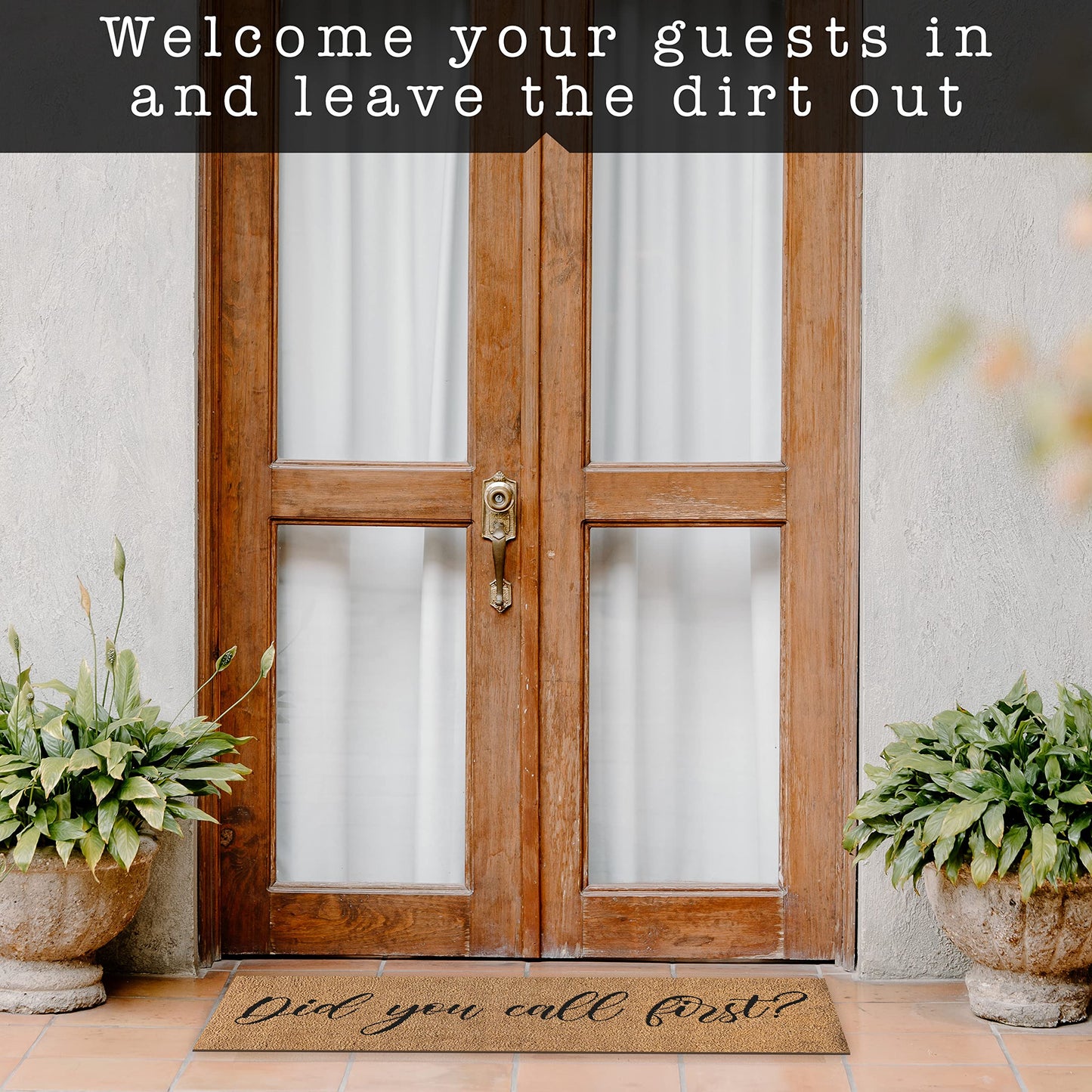 Did You Call First? Funny Coir Welcome Door Mats Variety