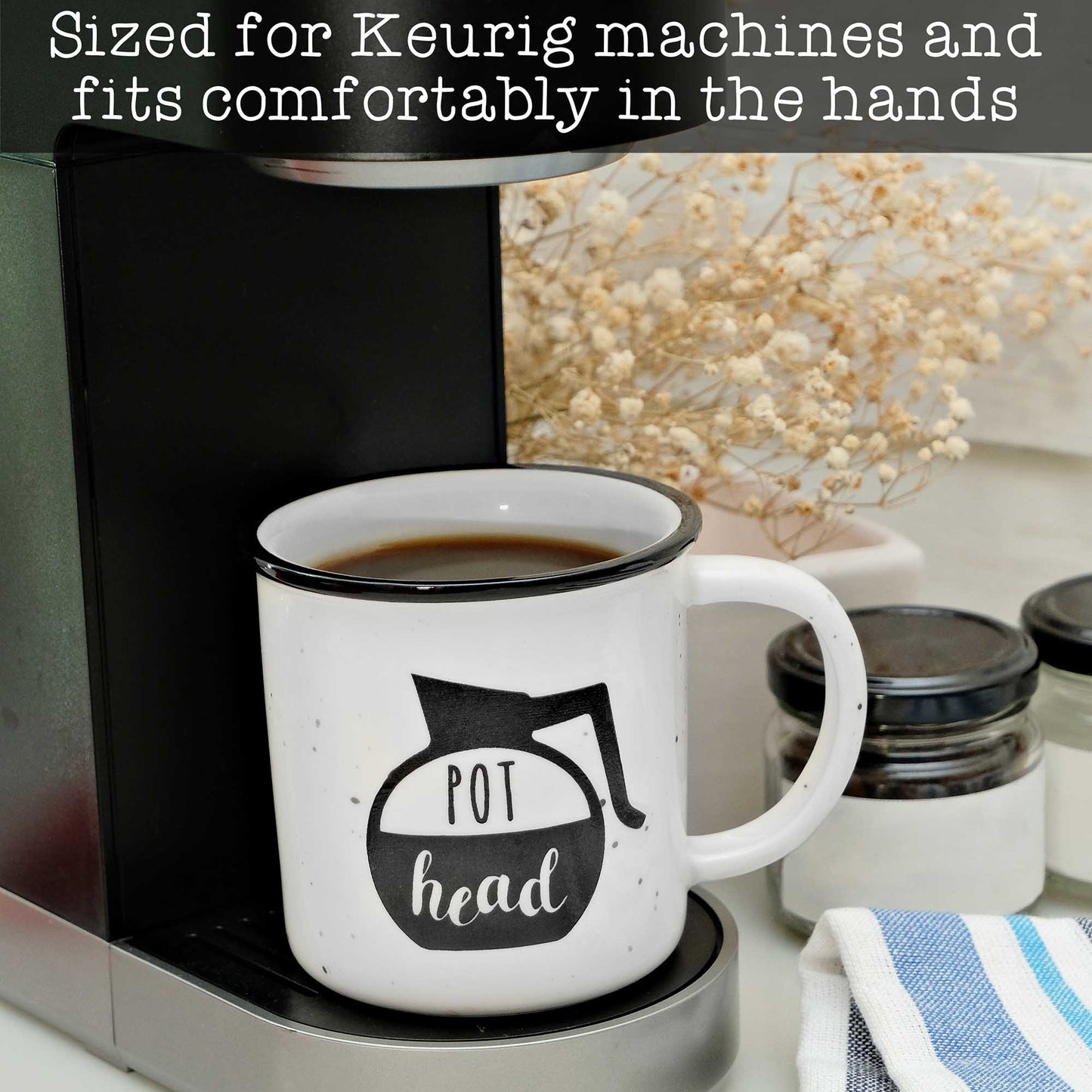 Pot Head Coffee Mug 11 Ounce Ceramic Coffee Mug