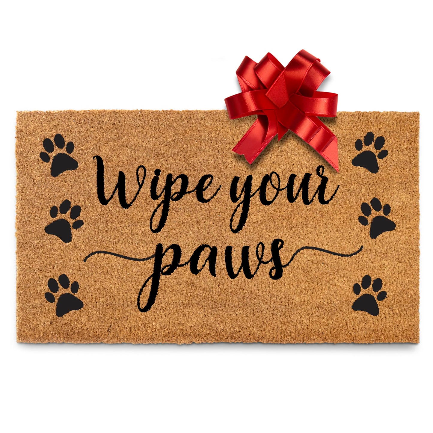 Coir Mat Wipe Your Paws 30"x17"