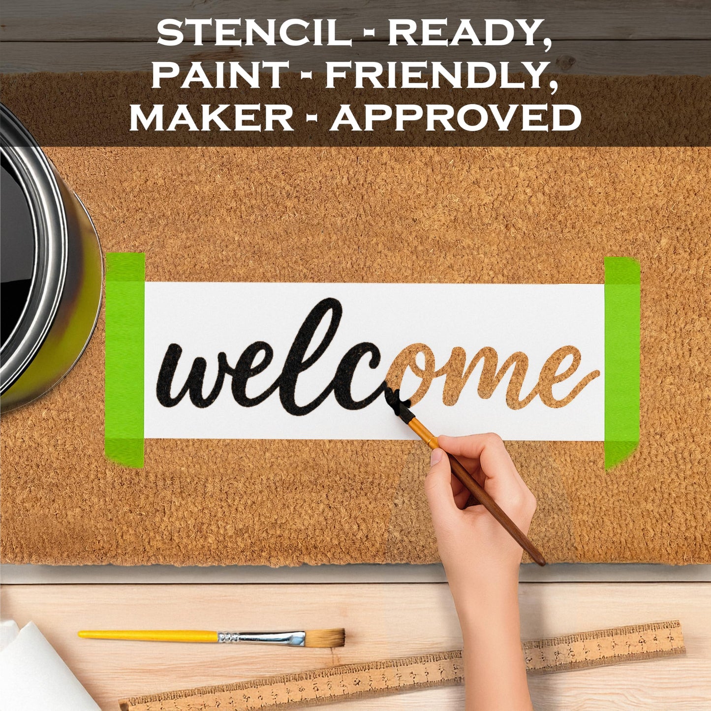 DIY Plain Doormats in Bulk, Wholesale Blank Door Mats for Crafting, Builk Coir Doormats