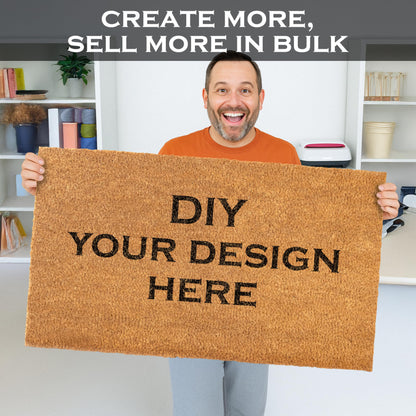 DIY Plain Doormats in Bulk, Wholesale Blank Door Mats for Crafting, Builk Coir Doormats