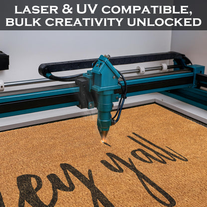 DIY Plain Doormats in Bulk, Wholesale Blank Door Mats for Crafting, Builk Coir Doormats